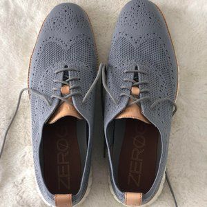 Cole Haan ZERØGRAND Wingtip Oxford Blue Gray